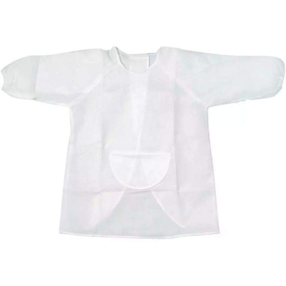 D'Arts Crafts Smock Tablier Kid's One Size White Painting Crafting Set of 2